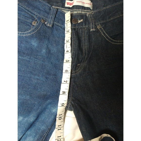 Half Bleached Levi's 550 Straight Leg Jeans 14 Regular W27 X 27 - Picture 7 of 11